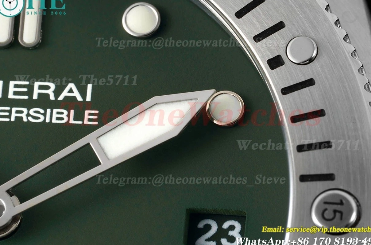 SS VSF Verde P900 RU Submersible 42mm PAM1055 Milit Green 0412